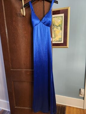 slim fit dress slacks Lola Formal High Slit Glitzy Glitter Dress main image 1